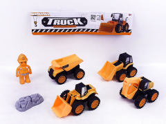 Friction Construction Truck Set(4in1) toys