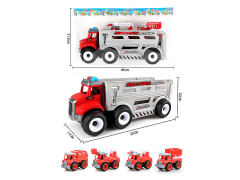 Friction Fire Trailer toys