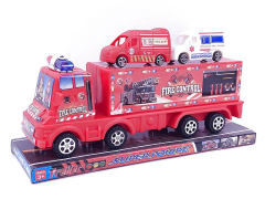 惯性消防货柜车载2只滑行救护车