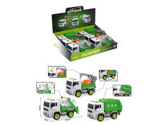 1:20 Friction Sanitation Truck W/L_S(6in1) toys