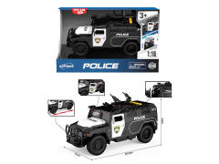 1:16 Friction Police Armored Car W/L_S toys