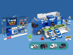 Friction Container Truck Parking Lot W/L_S toys