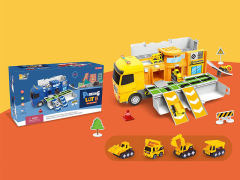 Friction Container Truck Parking Lot W/L_S toys