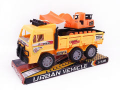 Friction Truck Tow Free Wheel Car toys