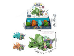 Friction Triceratops W/L_M(8in1) toys