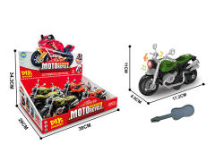 Friction Diy Motorcycle W/L_S(6in1) toys