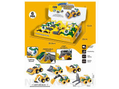 Friction Construction Truck W/L_M(6in1) toys