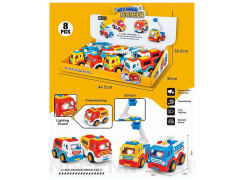 Friction Fire Engine W/L_M(8in1) toys