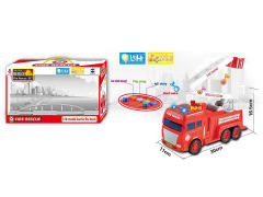 Friction Fire Engine W/L_M toys