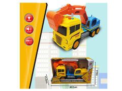 Friction Construction Truck W/L_S toys