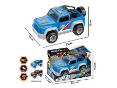 Friction Police Car W/L_S toys