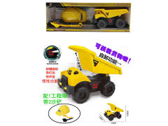 Friction Construction Truck Set W/L_S toys