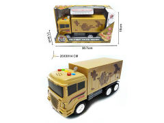 Friction Container Truck W/L_S toys