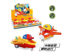 Friction Airplane W/L_M(6in1) toys