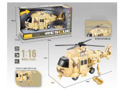 1:16 Fricton Helicopter W/L_M toys