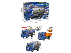 Friction Sanitation Truck(3S) toys