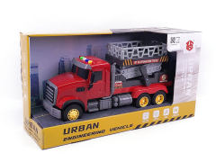 Friction Fire Engine W/L_S(2C) toys