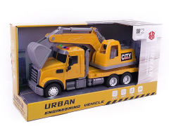 Friction Construction Truck W/L_S toys