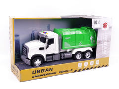 Friction Sanitation Truck W/L_S(2C) toys