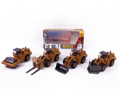 1:50 Die Cast Construction Truck Friction(4S) toys