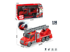 1:14 Friction Fire Engine W/L_M toys