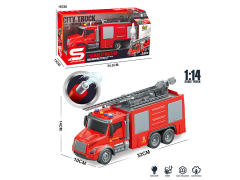 1:14 Friction Fire Engine W/L_M toys