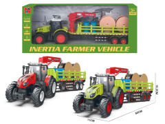 Friction Farmer Truck W/L_M(2C) toys