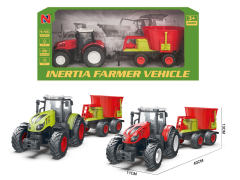 Friction Farmer Truck W/L_M(2C) toys