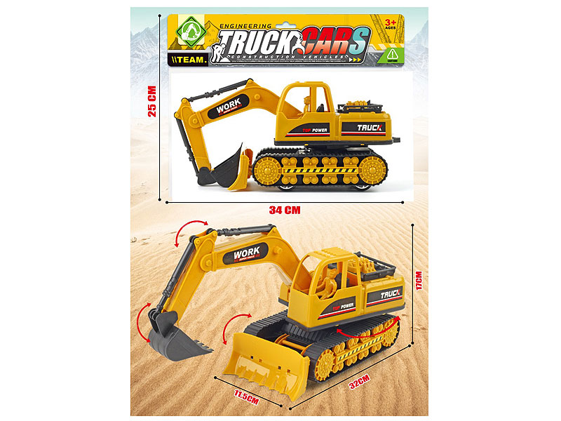 Friction Excavating Machinery toys