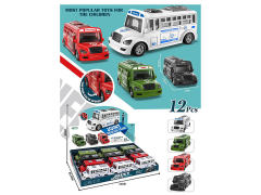 Friction Police Car(12in1) toys