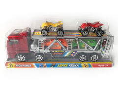 Friction Double Deck Trailer(2C) toys