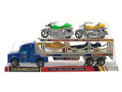 Friction Double Deck Trailer(2C) toys