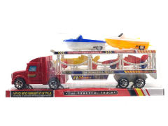 Friction Double Deck Trailer toys