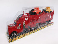 Friction Double Deck Trailer(3C) toys