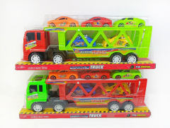 Friction Double Deck Trailer(2C) toys