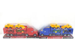 Friction Double Deck Trailer(2C) toys