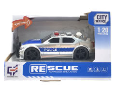 1:20 Friction Police Car W/L_S toys