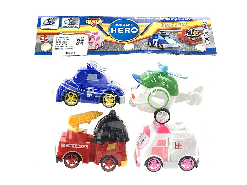 Friction Car(4in1) toys