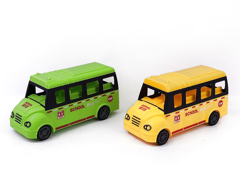 Friction School Bus(2C) toys