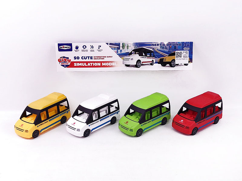 Friction Ambulance(4in1) toys