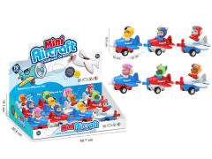 Friction Airplane(12in1) toys