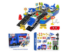 Friction Rescue Car Set W/L_S toys