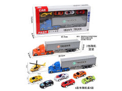 Friction Container Truck Set W/L_S(2C) toys