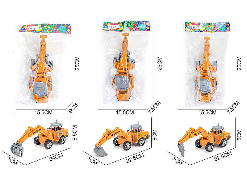 Friction Construction Truck(3S) toys