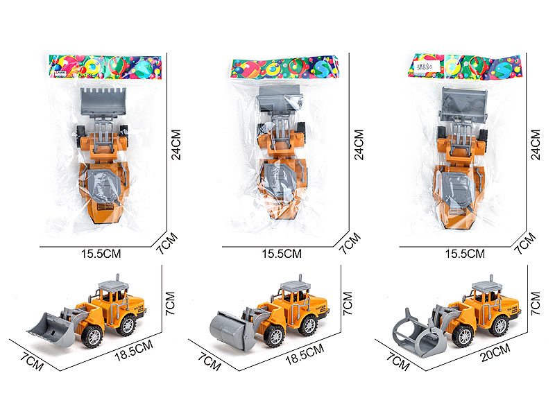 Friction Construction Truck(3S) toys