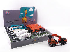 Die Cast Construction Truck Friction(8in1) toys