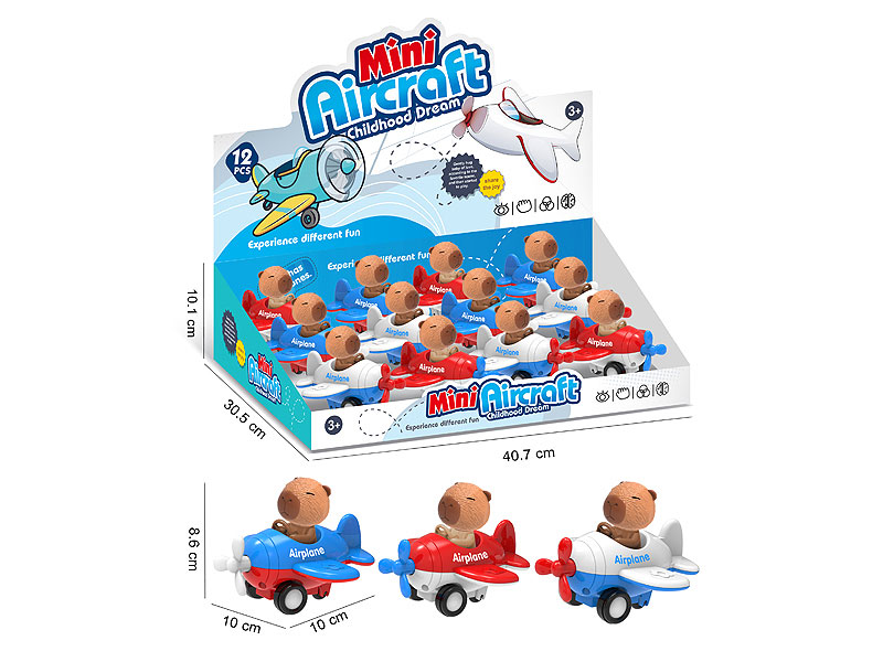 Friction Airplane(12in1) toys