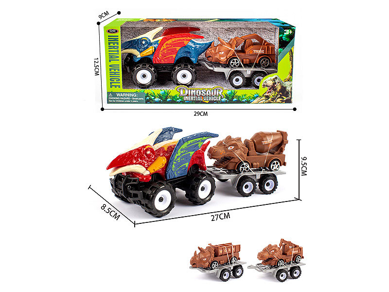 Friction Truck & Pull Back Car(2C) toys