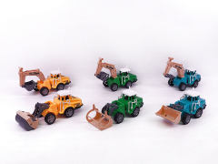 Friction Construction Truck(6S) toys