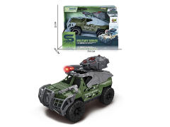 1:16 Friction Armorde Car W/L_M toys